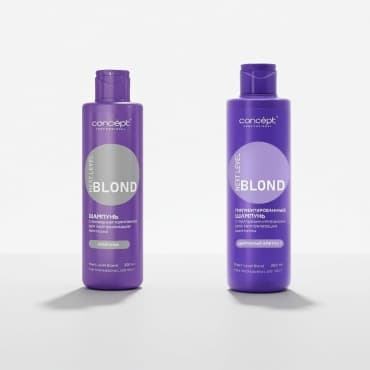 Concept Blond, Кондиционер с пептидным комплексом, Платина, 1000 мл — фото 2