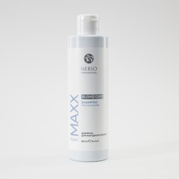 MAXX Point Blond Care Pearl Blond Nerio Professional Оттеночный шампунь для жемчужного блонда, 250 мл — фото 4